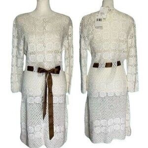 NWT Tyler Boe Crocheted Long Cardigan.
